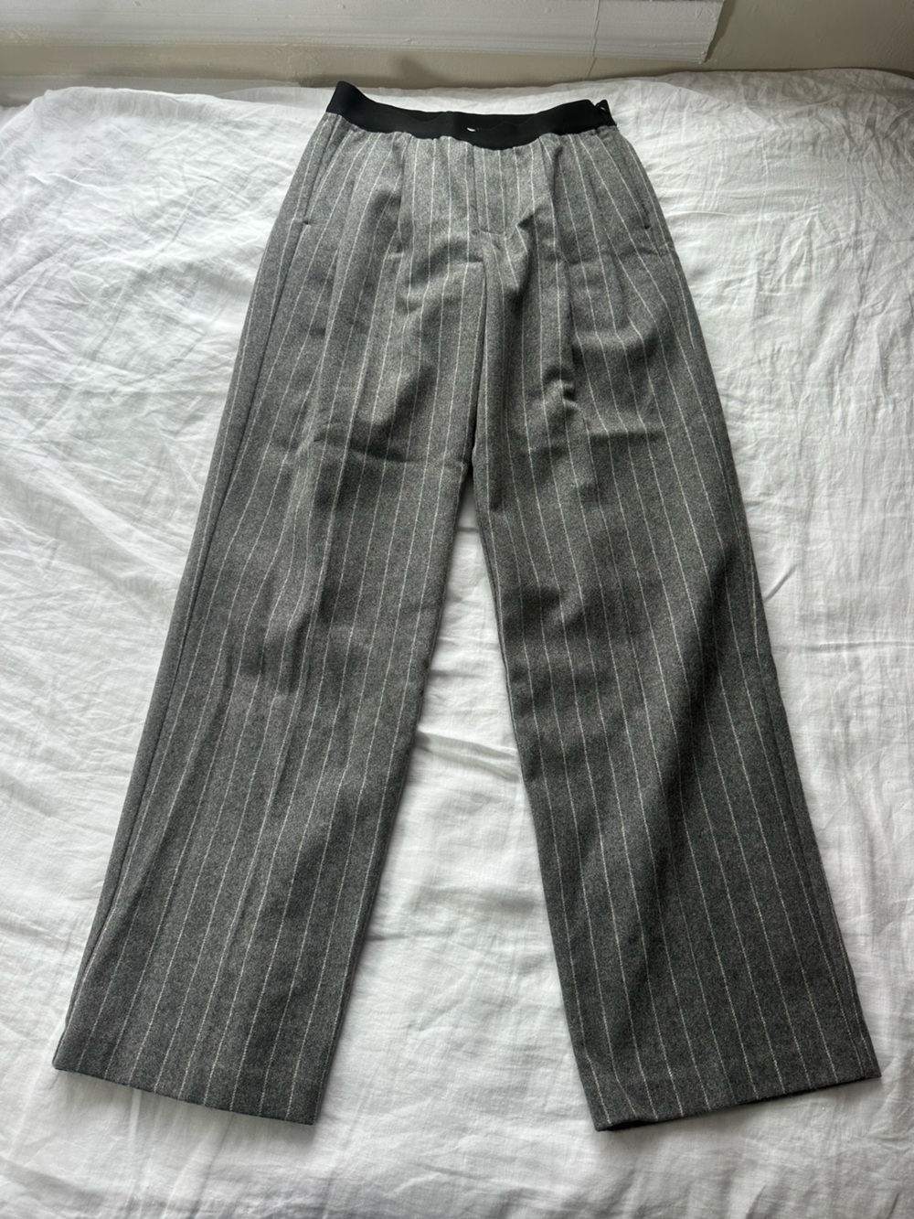 Alex Mill Gray Pinstriped Women's Pants